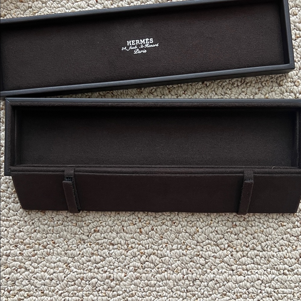 Hermes Bracelet /Jewelry orange box + case - Picture 8 of 11
